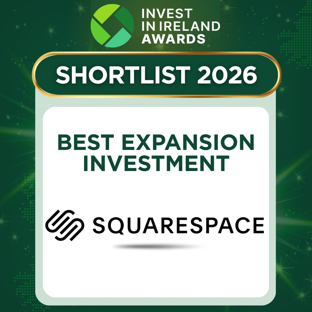 IIIAwardsIRE's tweet photo. Huge congratulations to @squarespace on being shortlisted in ‘Best Expansion Investment’ at the Invest in Ireland Awards 2026✨

The full shortlist is now LIVE👉 https://t.co/cLuWnJYhhd

Book your table today and join us at Dublin’s Mansion House on April 22nd, 2026 !! https://t.co/PNepmIHmLC