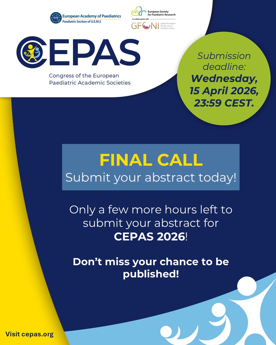 European Academy of Paediatrics (EAP) tweet media