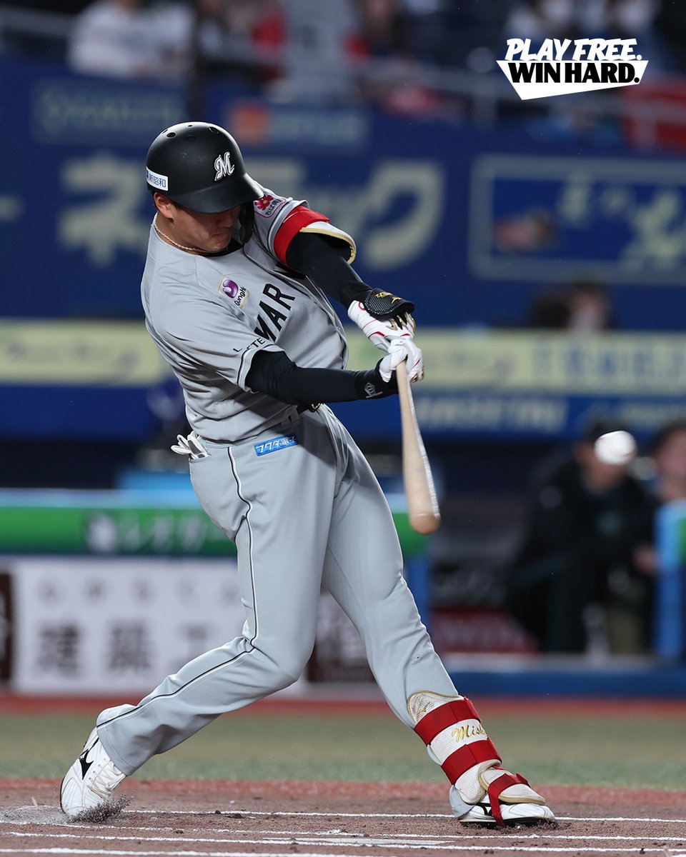 OPEN THE SCORING #chibalotte #MarinesBaseball