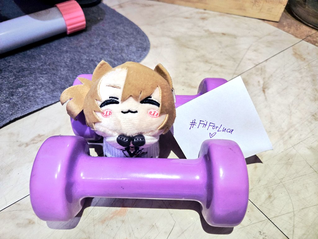 since boss is now officially on break, i also want to start a simple project called #FitForLuca. the goal is to start a habit that you can do until he returns -- and hopefully, this habit will become a part of your routine even after his break!