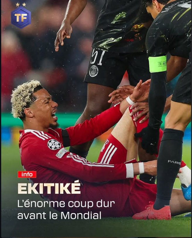Nail1253114188's tweet image. 🚨HUGO EKITIKE forfait pour la Coupe du Monde…

Et si Karim Benzema revenait ? 👀

@Benzema doit jouer la @fifaworldcup_fr ⚽️

Un comeback légendaire pour écrire une dernière histoire en bleu ? 🐐🔥

#Ekitike #Benzema #EquipeDeFrance #WorldCup #LesBleus #France #Football #psg