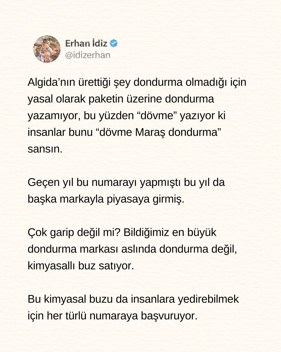 Önemli bir hatırlatma.