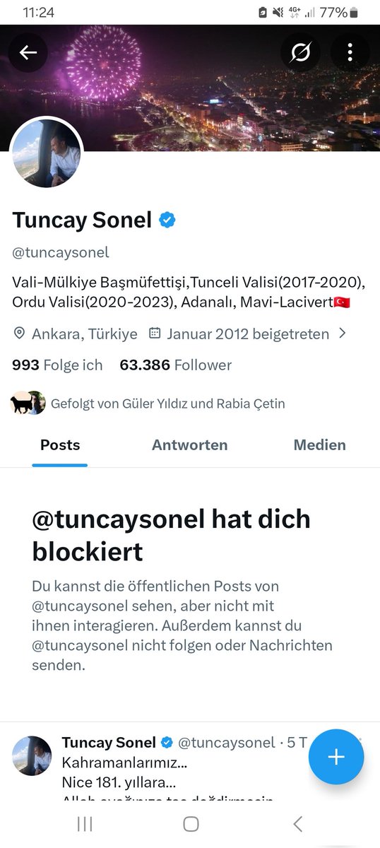sebatli's tweet photo. Birseyler yazacaktim, bloke etmiṣ beni.
Beni bloke eden diğer hesaplar:
Kafkas göçmeni ultra faṣist Ümit Özdağ
Balkan göçmeni ultra faṣist Fatih Koparan
Balkan göçmeni ultra faṣist Yüksel Hoṣ.
Terbiyesiz, satılık gazeteci Nedim Ṣener.
Mutluluk ve gurur verici bir liste https://t.co/vvK7mH7nei
