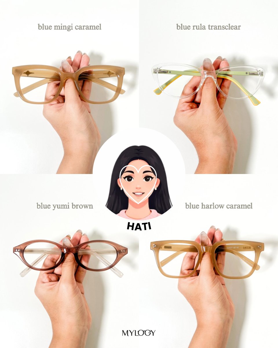 6️⃣ bentuk wajah hati ciri : garis rambut hati, dagu tajam cocok pakai ...