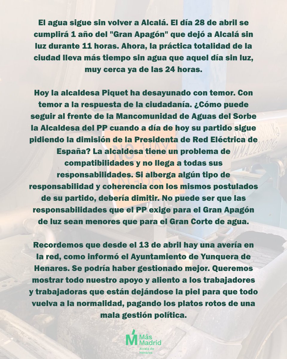 Más Madrid Alcalá tweet media