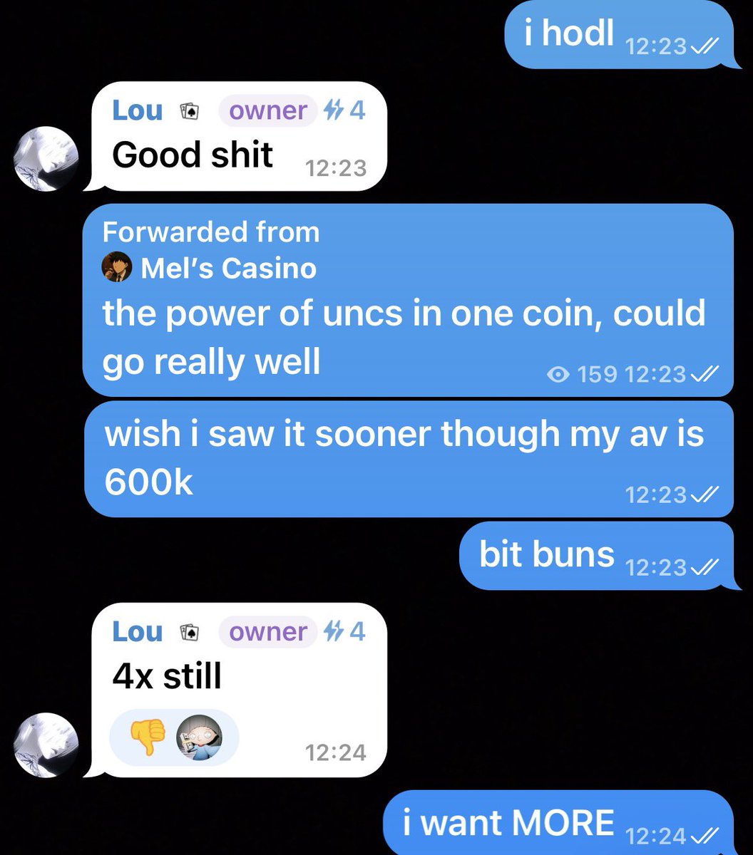 melxprt's tweet image. Saw $Unc at 600k and knew immediately to blast and hold 

Hopefully it shows the broccoli heads of ct how to run and be involved in coins as a community

Well done to @fibonacki and every holder, 100m soon  

Never underestimate the power of us uncs 

@deucesFnF eating good