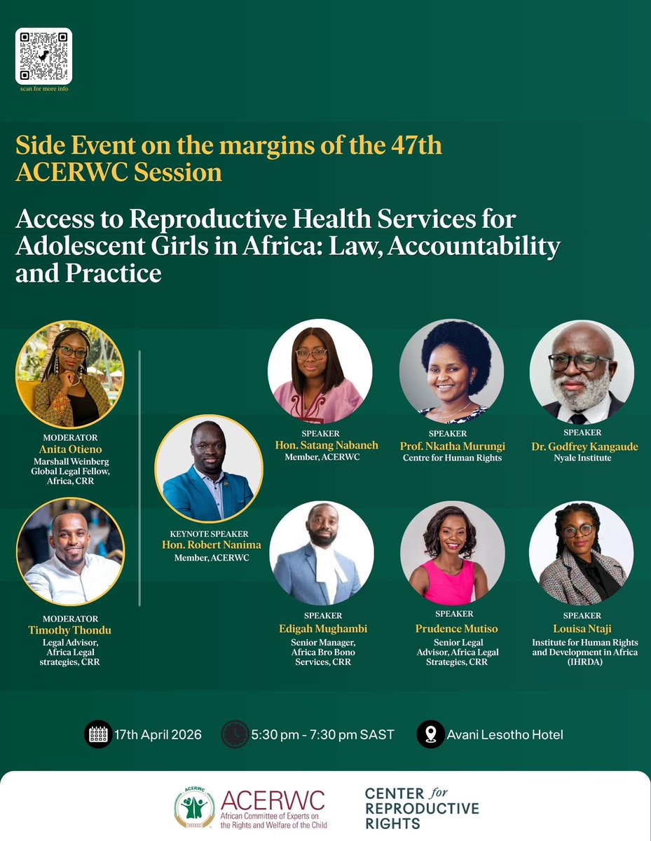 Center for Reproductive Rights Africa tweet media