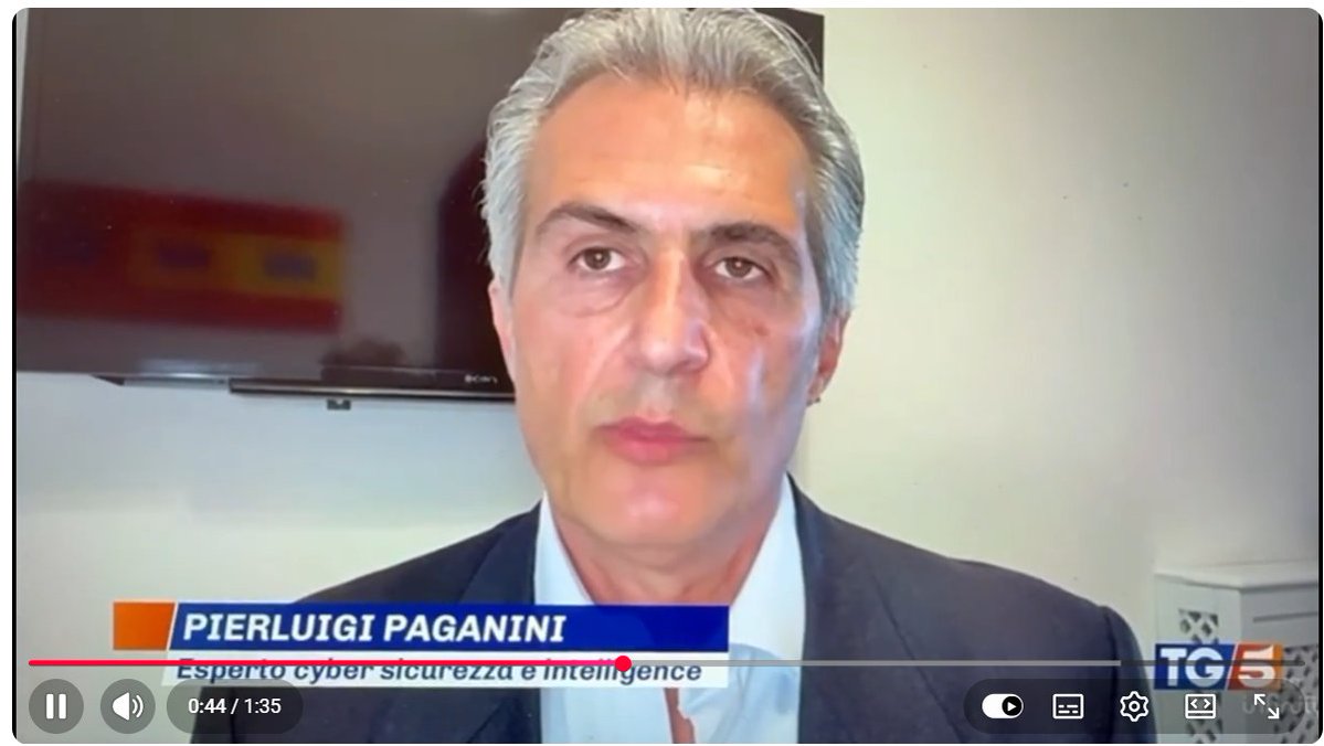 securityaffairs's tweet image. Mia intervista sul caso della presunta violazione di Booking al minuto 32 e 19 secondi circa
mediasetinfinity.mediaset.it/video/tg5/ediz…
youtu.be/FptzQsPT7Lk
#securityaffairs #hacking