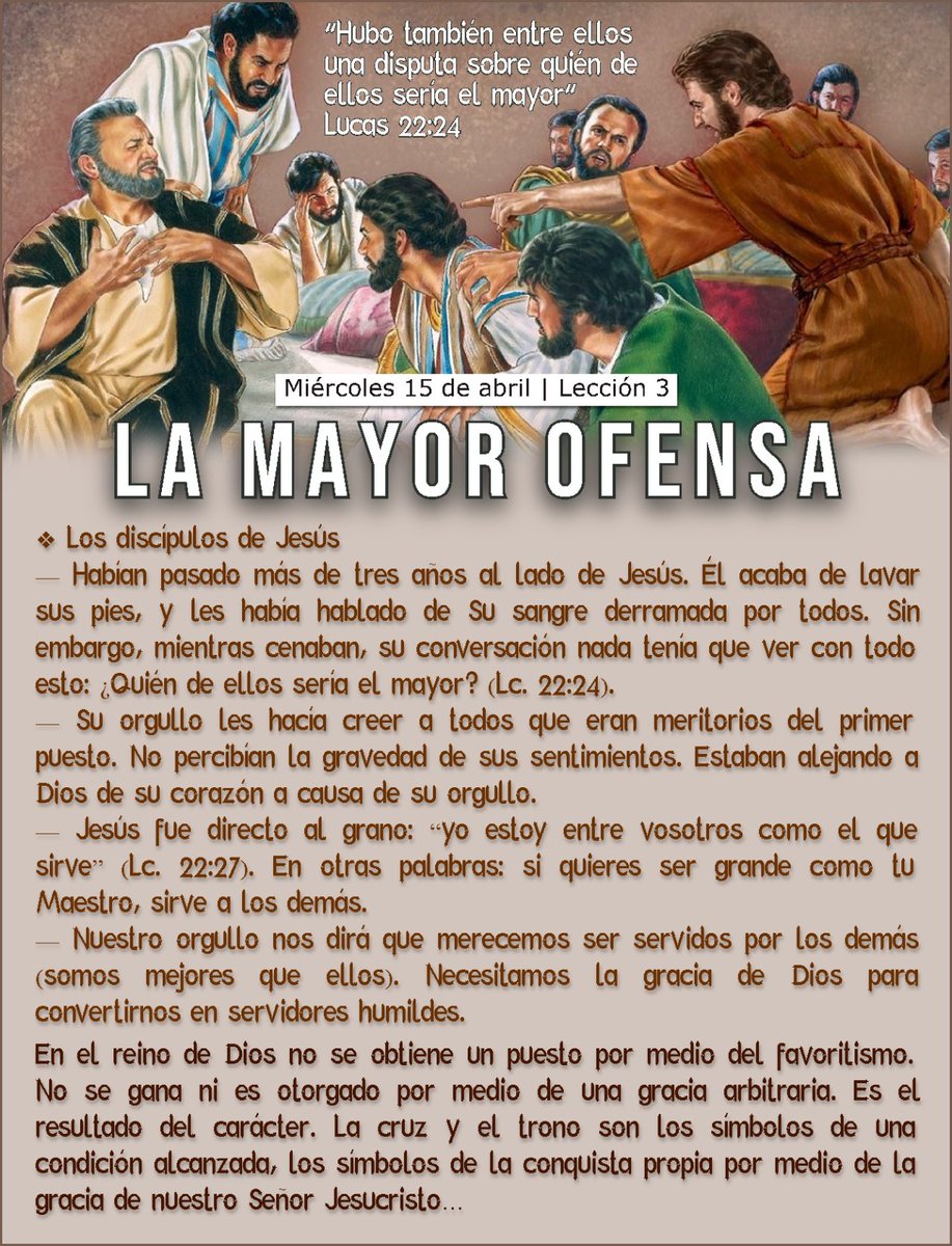 *Miércoles 15 de 2026 - SÍNTESIS de E.S.- Tema - LA  MAYOR OFENSA. - Sergio Fustero / Mónica Olguín*