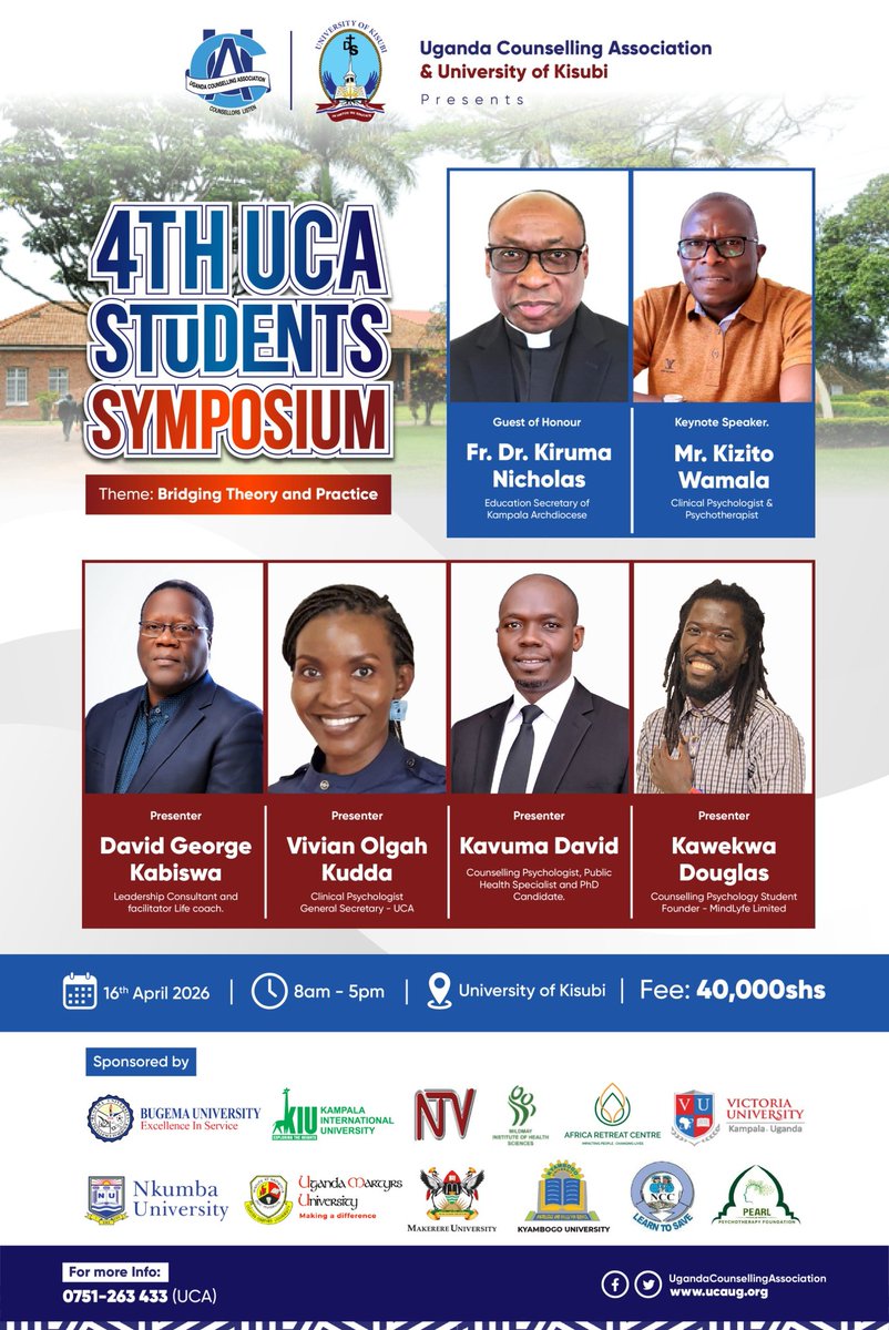 mind_lyfe's tweet photo. We are delighted to announce that @KawekwaDoug will represent MindLyfe Limited, as a guest speaker at the 4th @counsellingug Students’ Symposium, on “Creating a Strong Digital Professional Practice.”

#MindLyfe #MentalHealth #Teletherapy #Counselling #DigitalCounselling https://t.co/01SUl14Xnx
