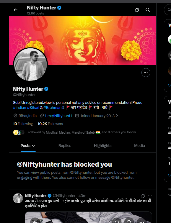 Mayank Trades (scammer) tweet media