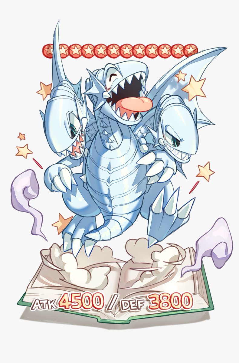 ブルーアイズ・トゥーン・アルティメットドラゴン
融合・トゥーン・効果モンスター
星12/光属性/ドラゴン族/攻4500/守3800
「ブルーアイズ・トゥーン・ドラゴン」+トゥーンモンスター×2
自分の手札・フィールド・墓地の上記のカードをデッキ・EXデッキに戻した場合のみ特殊召喚できる。 