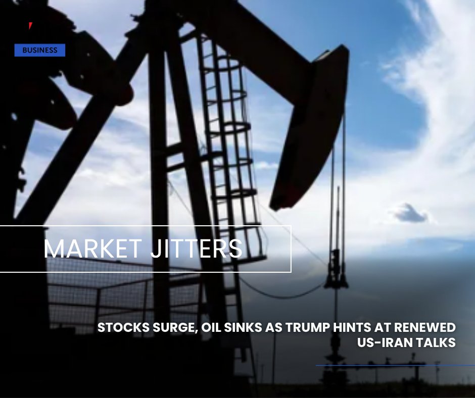 IOL's tweet image. Stocks rose and oil fell again Wednesday after Donald Trump said a second round of US-Iran talks could take place "over the next two days", fuelling hopes for a deal that would reopen the Strait of Hormuz and allow crude to flow again.
#news #stocks #rise #oil #fall #DonaldTrump