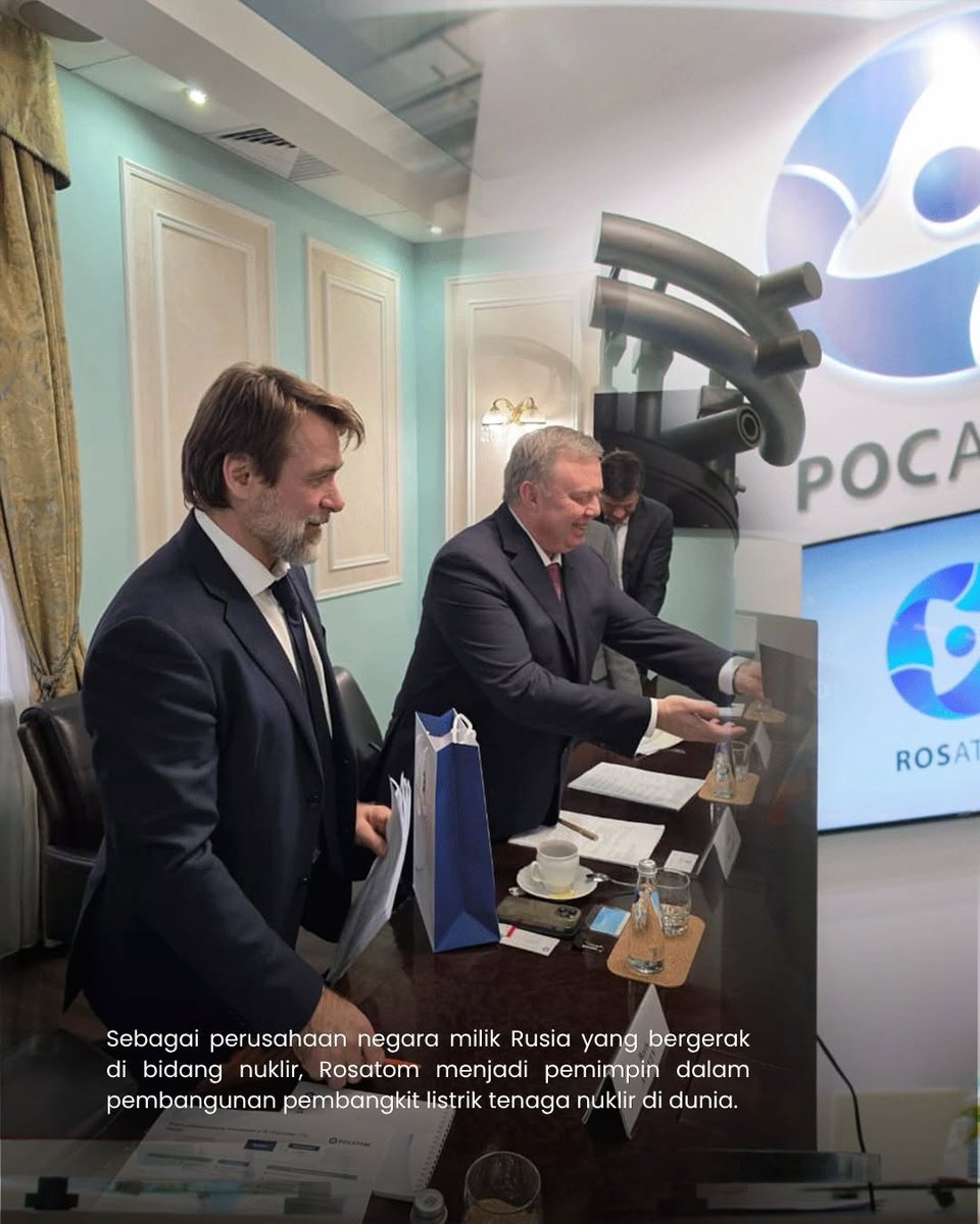 <a href="/insidefolkative/">folkative</a> x.com/i/status/20437…
selain itu ada juga kerjasama di bidang nuklir untuk persiapan PLTN (pembangkit listrik tenaga nuklir)
ini masih kerjasama tahap awal karena masih butuh banyak persiapan 
tapi merupakan langkah langkah nyata pertama, menuju persiapan pembangunan