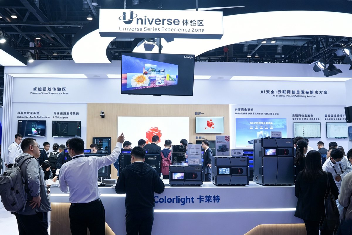 colorlightcloud's tweet photo. InfoComm China 2026 is officially underway! Colorlight is making a bold impression with our comprehensive lineup of intelligent display and control solutions.

Exhibition is just getting started! Join Colorlight's #Booth EH5-01, Hall E. 

#InfoComm2026 #Colorlight #ColorlightExpo https://t.co/9uw9oQnLZQ