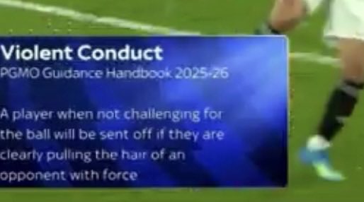AranCliff's tweet photo. @Alanhug47723241 @TheSunFootball @RefereeHalsey Except you intentionally forget the part it states 'with force' and 'not challenging for the ball' https://t.co/dqOGqbdzOT