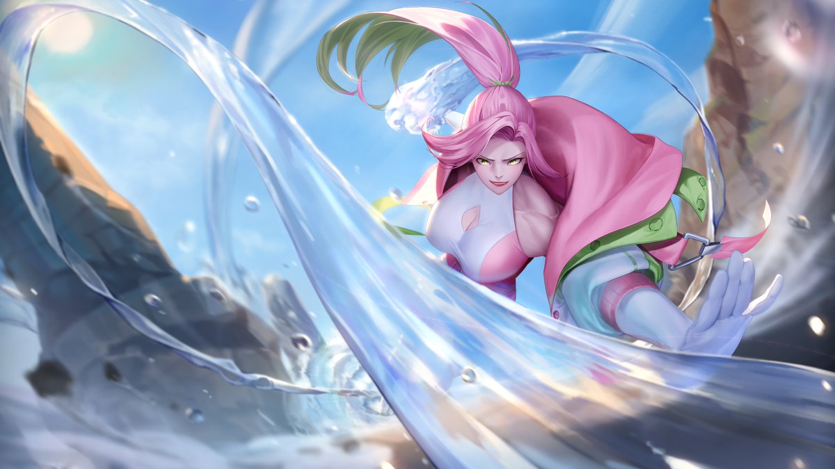 겁쟁이 상어 Sharmesla님 두번째 대기화면 작업했습니다~