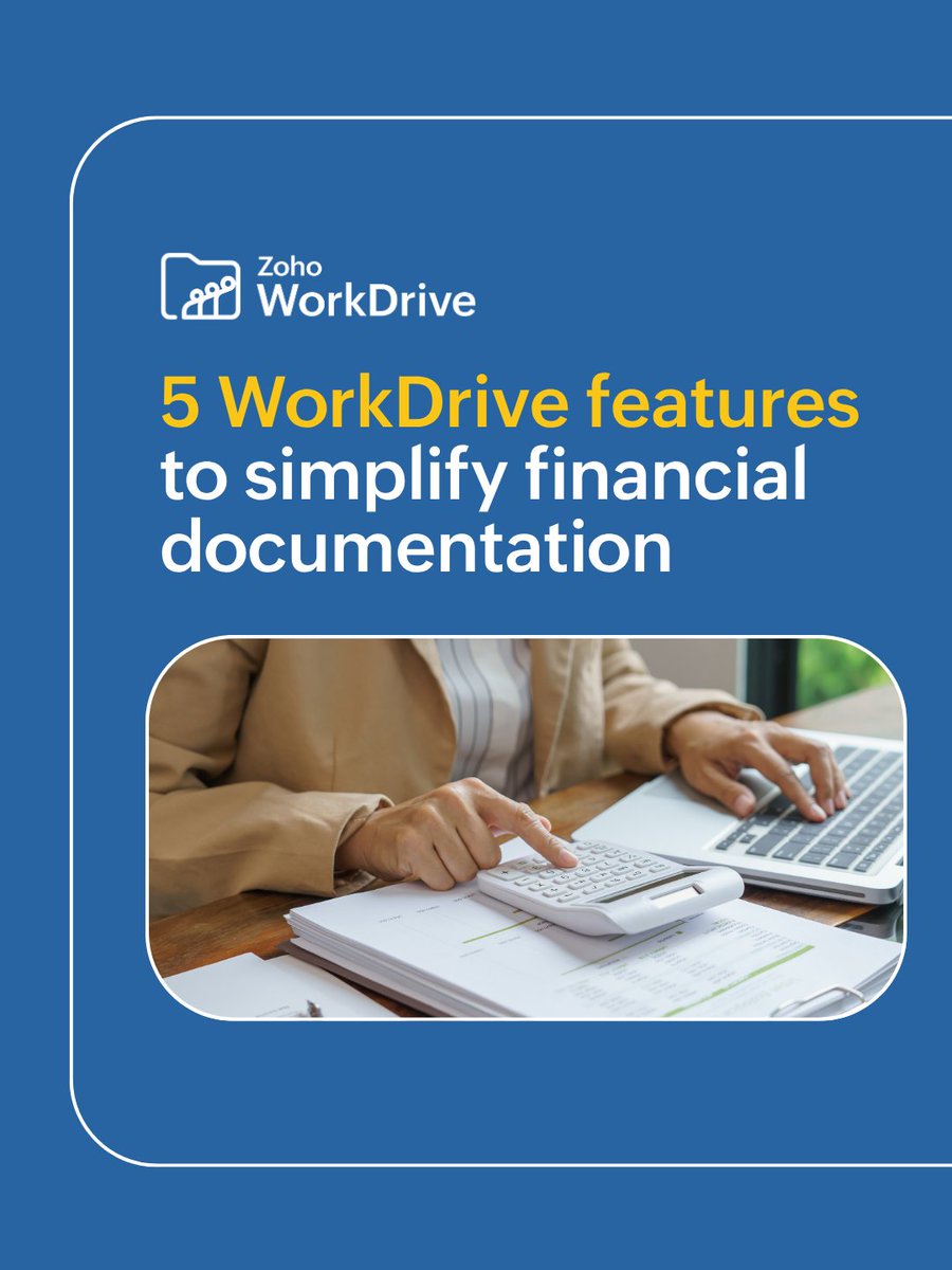 Zoho WorkDrive tweet media