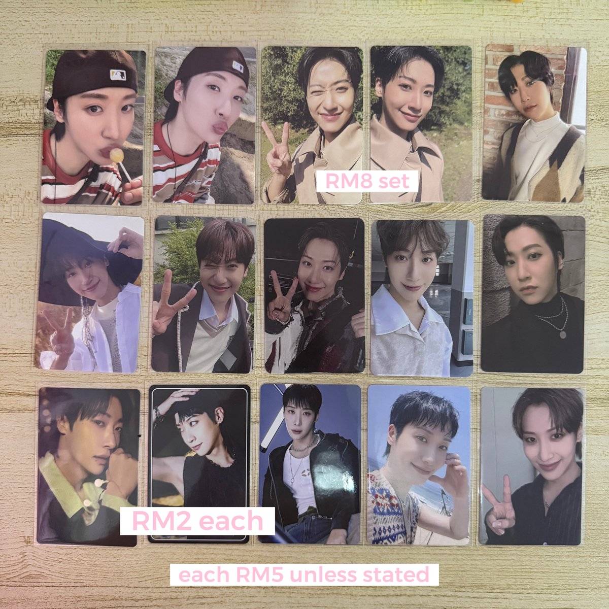 wevespace's tweet photo. [ wts / clearance ] onewe photocard

📌 price stated excluding postage
📌 buy more for more discounts! 

#pasarONEWE https://t.co/5xaA0s6T91