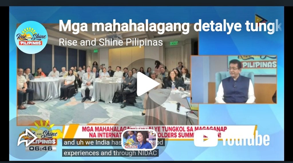 OfficialNedac's tweet photo. NEDAC’s stakeholder meeting highlighted the power of grassroots collaboration, followed by an exclusive interview with Rise and Shine Pilipinas TV. 
Watch how we’re shaping the future tap on the link
https://t.co/da0AN4eDsJ https://t.co/8iOSWsjYJa