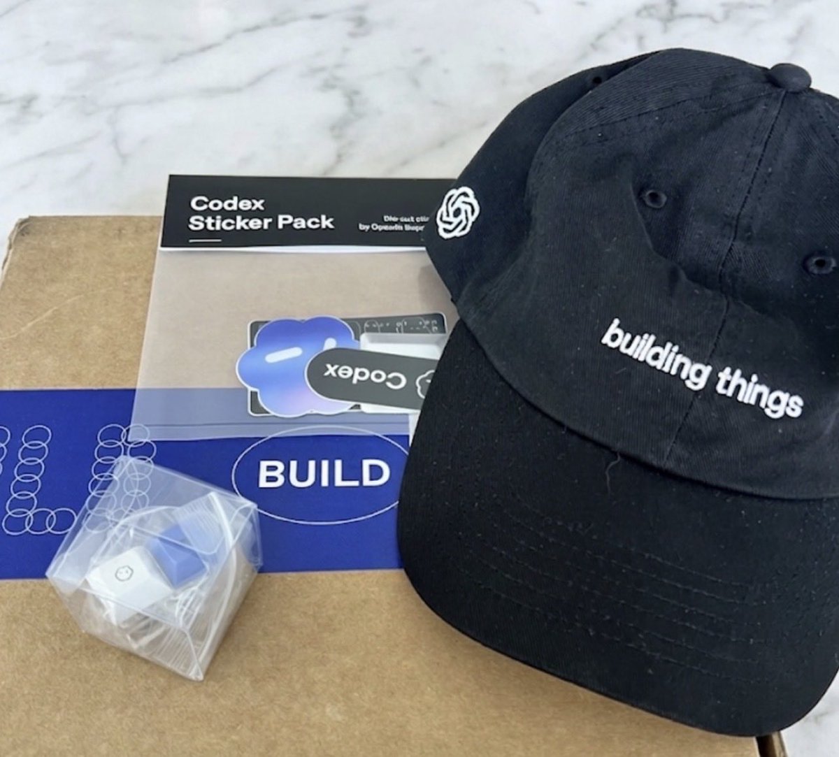 BioMayflower's tweet photo. Nice to see OpenAI shipping out some swag from their Super Bowl commercial “hidden codex code contest” 💪 https://t.co/W09xEDOPcO