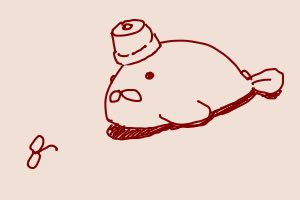 「ちかごろのらくがき2 たぬきとイングラム」|うちうのイラスト