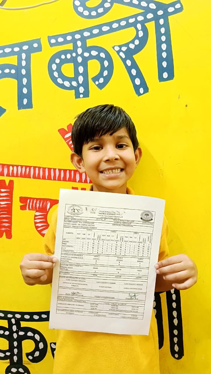 SarthakNGO's tweet image. April is full of good news from our children. 

From good marks to class achievements and certificates, their hard work is truly reflecting.

Sharing a few glimpses from many such proud moments. 

#Children #Education #School