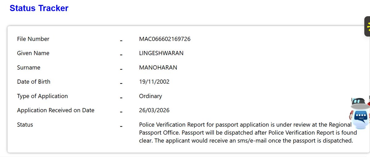 paiyasaravanan's tweet photo. @passportsevamea @MEAIndia
File No: MAC066602169726
Police verification completed, but application still under review at Regional Passport Office.
Urgent travel next week. Request immediate intervention for approval &amp; dispatch.
#PassportSeva #Urgent https://t.co/2R4DGO7Trj