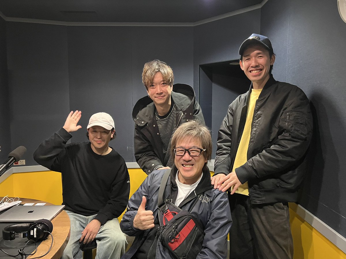 Djyama5's tweet photo. FM NORTH WAVEにて収録完了📻
4/28グランドオープンのクラブ
**「SANGO」**のレジデントDJ、TAKUTO & TATSUYAと一緒でした!
自分は参観日の親状態で見守ってましたが🤣、SANGOの魅力が伝わる内容になってます!
📅 4/19(日) 23:00-24:00 放送
ぜひ聴いてください!🎧
#4sj #4STEPS #sangosapporo https://t.co/MncazdrTIR