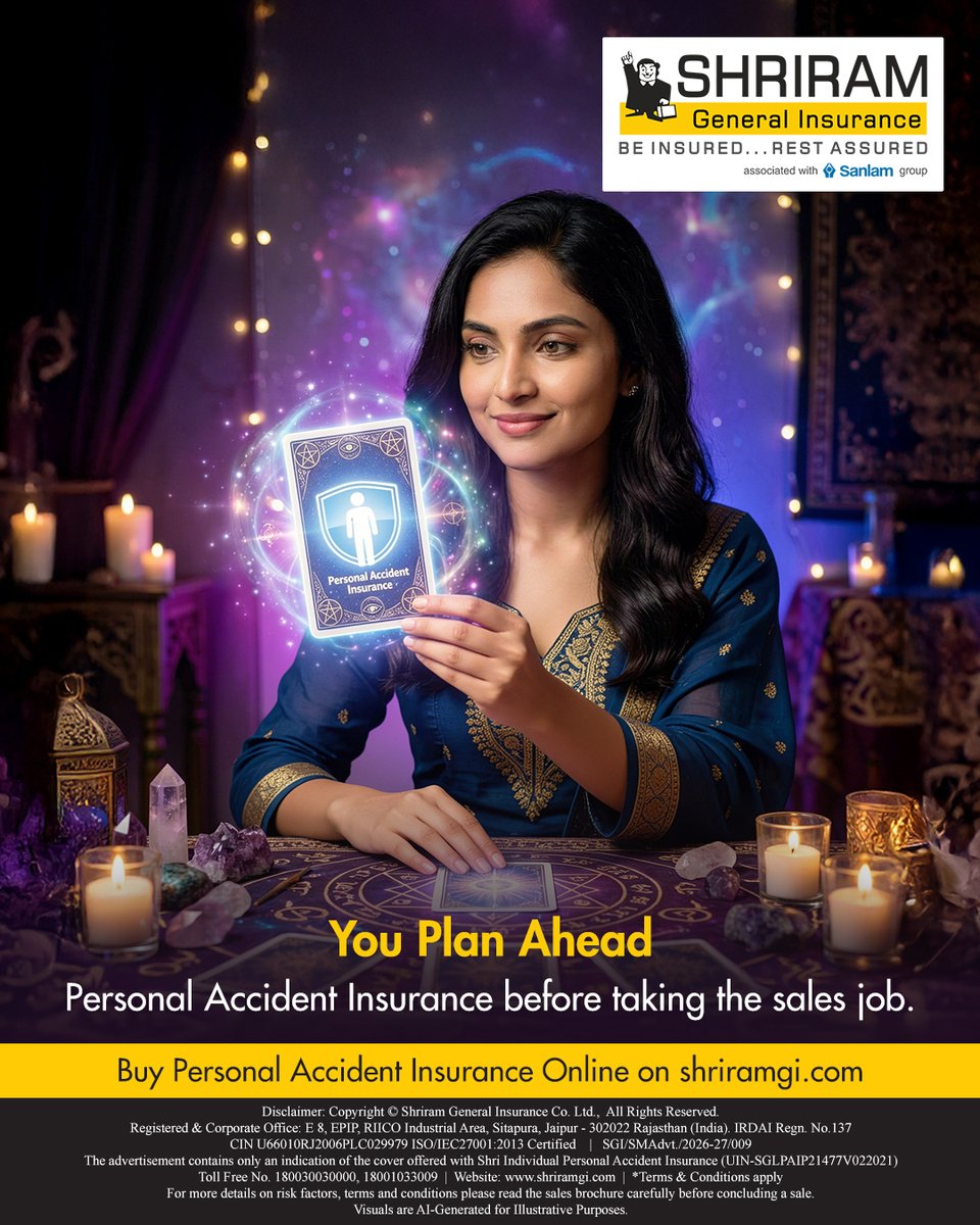 Shriram_GI's tweet image. Life doesn’t always go as planned - but being prepared makes all the difference.
Choose protection that keeps you secure with Shriram General Insurance. Visit: shriramgi.com

#InsuranceMatters #BePrepared #StayProtected #HealthInsurance #MotorInsurance