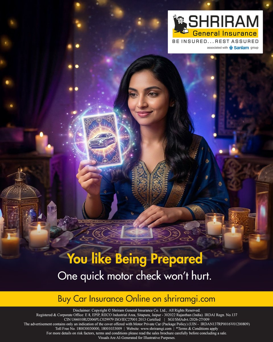 Shriram_GI's tweet image. Life doesn’t always go as planned - but being prepared makes all the difference.
Choose protection that keeps you secure with Shriram General Insurance. Visit: shriramgi.com

#InsuranceMatters #BePrepared #StayProtected #HealthInsurance #MotorInsurance