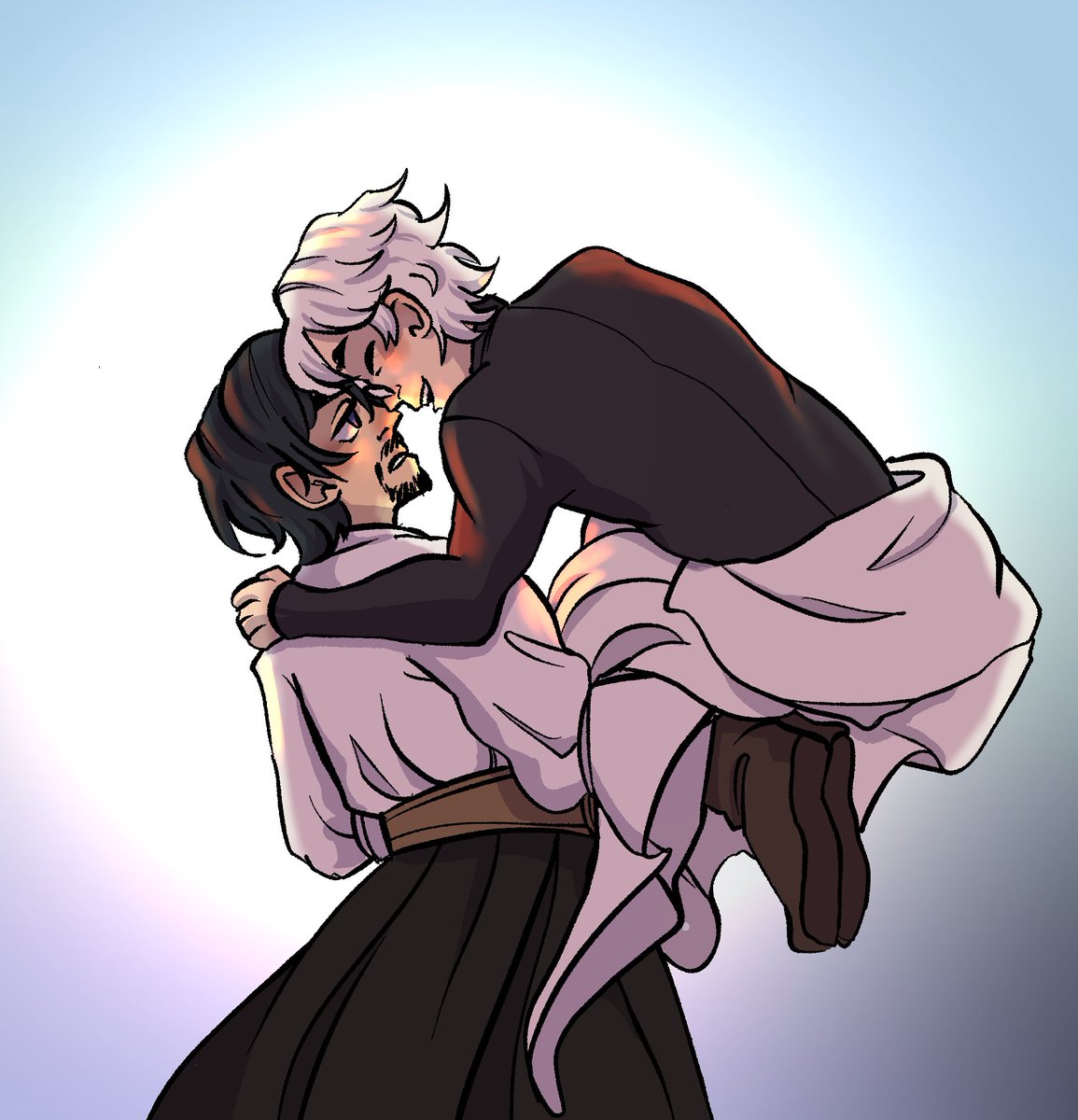 LamonArt's tweet photo. Finally caught up with the manga and man the idea of wanting something so much and not being allowed to let yourself have it is making me go crazy

#olruggio #qifrey #olufrey #witchhatatelier #wha https://t.co/i5zHIBvwp0