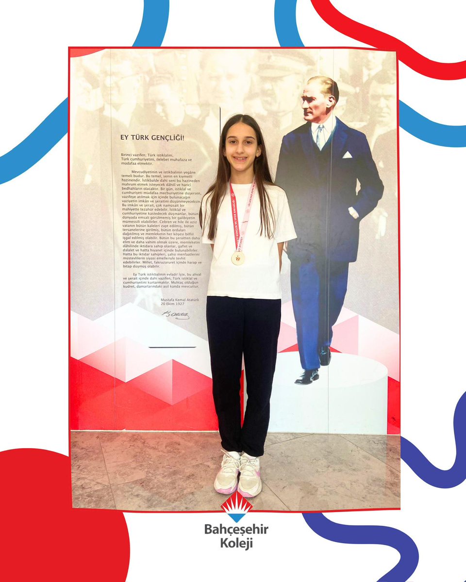 bahcesehirsinop's tweet photo. 23 Nisan Ulusal Egemenlik ve Çocuk Bayramı Spor Etkinlikleri Atletizm Yar��şmaları sonucunda öğrencimiz Irmak MERT 60 Metre koşu yarışmasında 1. Olmuştur. Öğrencimizi tebrik ederiz. 🥇

@bahcesehirk12 @brsmert @Tohumat https://t.co/M16AkFNC6a