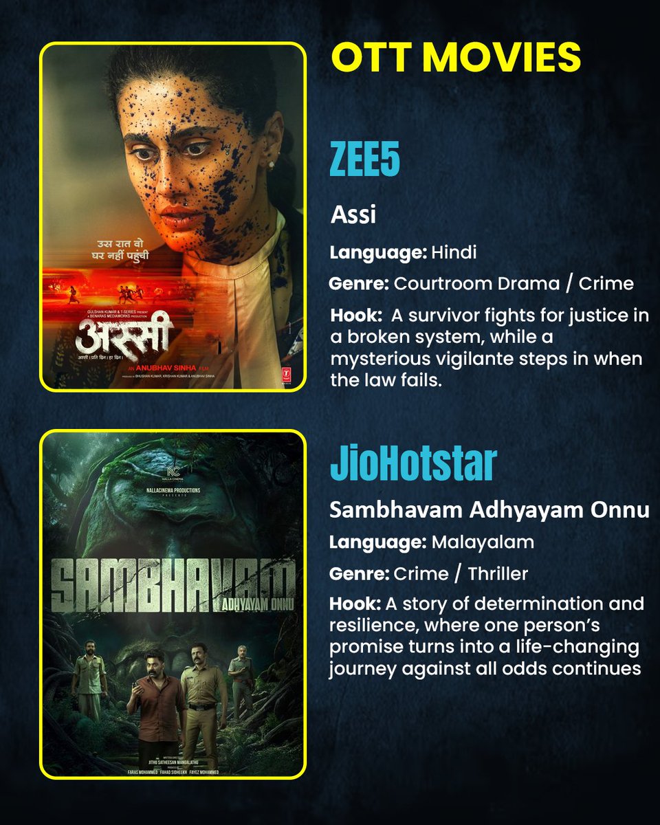 playboxtvapp's tweet image. Your weekly watchlist just got better!
.
.

Don’t forget to download the PlayboxTV app for access to all your favorite shows, 30+ OTT platforms, 200+ games, 500+ live TV channels, sports, and personalized recommendations!

#ottreleases #bingewatch #nowstreaming #weeklywatchlist