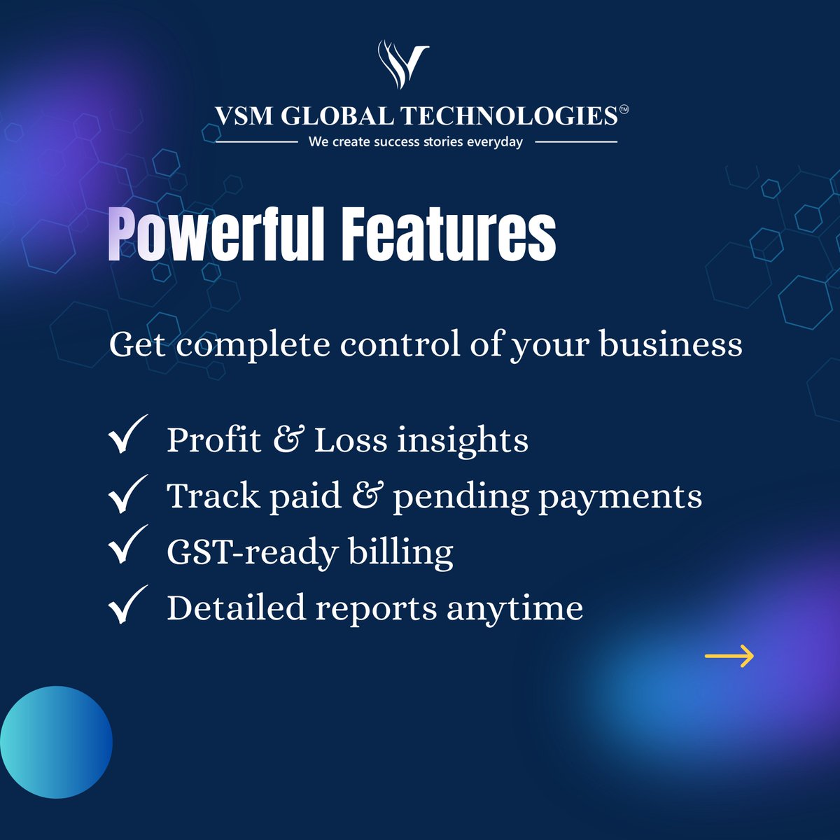 GlobalVsm's tweet image. Boost your business with the Smart Invoice Management System from VSM Global Technologies. Create invoices, track payments, and manage everything in one place.
Contact us:
+91-97909 73187
vsmglobaltechnologies.com
#VSMGlobalTechnologies #InvoiceManagement #GST