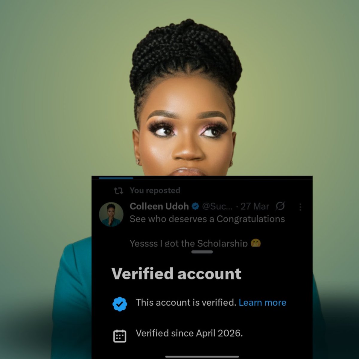 Colleen Udoh tweet media