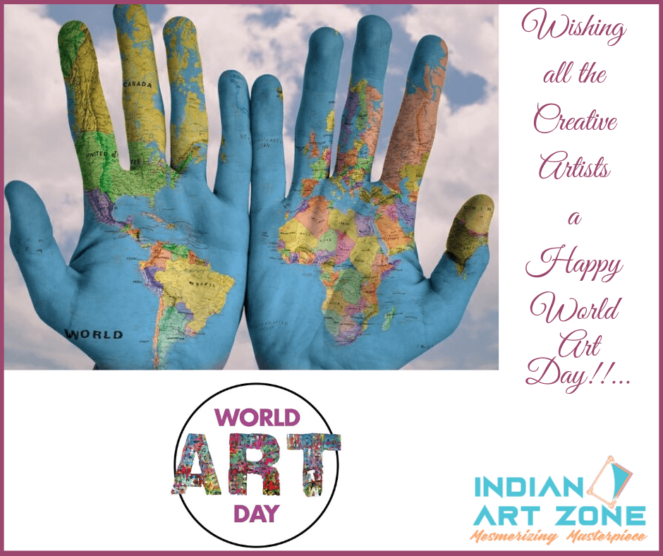 indianartzone's tweet photo. Celebrating creativity in every form 🎨✨
On World Art Day, let’s honor the artists who turn imagination into beauty and inspire the world through their vision.

#worldartday #celebrateart #artlovers #creativeexpression #artistslife #artinspiration #globalart #indianartzone https://t.co/2i3qggNbdL