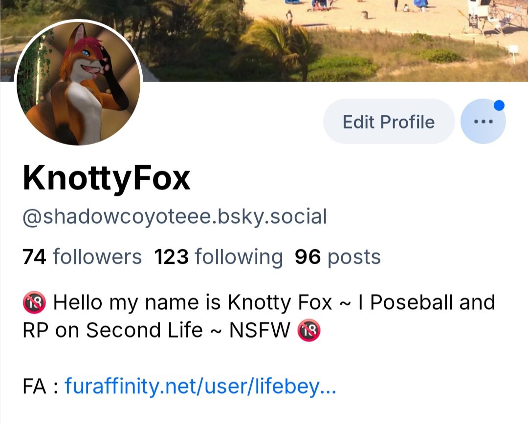 ShadowCoyoteee's tweet photo. My Knotty followers! This Fox has a BSKY. Please come join me - https://t.co/DbbrY7UMq3 https://t.co/J9588ZDrGq