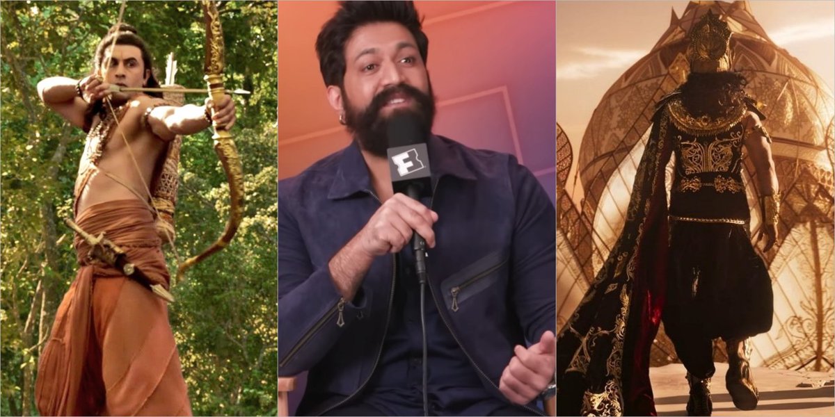 #Yash:
"In #Ramayana Part-1, me &amp; #RanbirKapoor will be never come together onscreen😳. Ram have his own kingdom &amp; Raavan has his own kingdom👑. We have met couple of times on the sets. Our intention was to bridge not only the Indian audience, but also World audience into it💥.