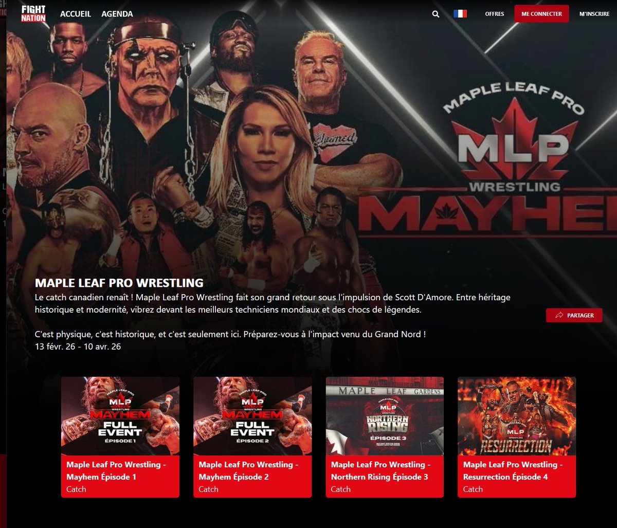 CelianVarini's tweet photo. Merci à tous de suivre le catch #MapleLeafPro sur Fight-Nation en français & gratuitement ! Enormément de nouveaux viewers depuis 36h sur le site, c'est top! (malgré mon shadowban sur x 😀)
4 shows déjà dispo, et le 5ème arrive très bientôt
#uprising
https://t.co/KMRACL1dUb https://t.co/RJed4IhhN0