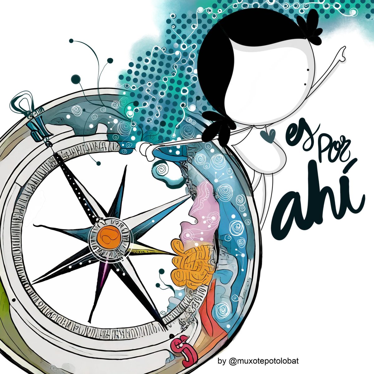 Es por ahí.
Por donde el camino es amplio y abraza la propuesta en positivo.  Por donde se co-crean horizontes de esperanza.
Es por ahí, donde todas las personas podemos bailar en la pista. Y vivir en libertad.
Por donde el corazón sonríe. Y la ternura florece.
#EeeegunonMundo!!!