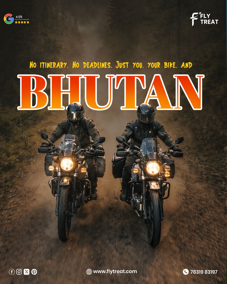 Flytreat_Tour's tweet photo. Some roads don’t just take you places… they change you. 🏍️⛰️

From chasing curves with your crew
to riding through mist, prayer flags, and silence

You’ve been scrolling long enough.
Maybe it’s time you ride it yourself.

Next batch leaving soon. https://t.co/nooIEaSJ7M