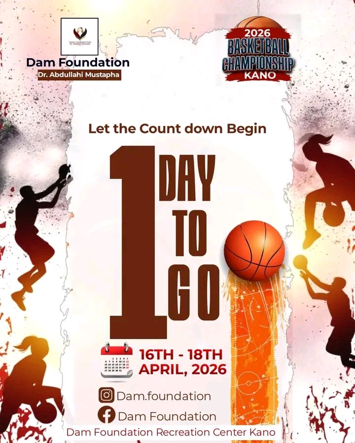 thebenchtalk1's tweet photo. Everything is in place, the teams are ready, and the countdown is almost over. Tomorrow, Kano becomes the center of action as DAM Foundation brings something big to life!
#DAMbasketball #DAMFoundation #DamFoundationKano #damfoundationbasketball 
#DAMbasketballcompanionship https://t.co/iid5PuPolu