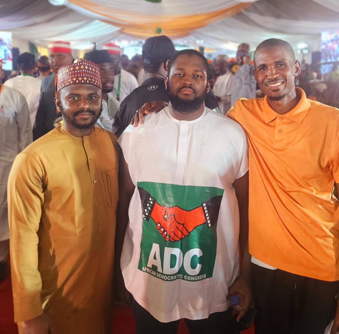 Yesterday at the #ADCConvention2026 with my brother <a href="/ShehuAA/">Shehu A Abubakar</a> and my boss <a href="/mai_bornu/">Mai-Bornu</a>. The youths are the main Frontiers of ADC.

Arise and shine 🤝🇳🇬