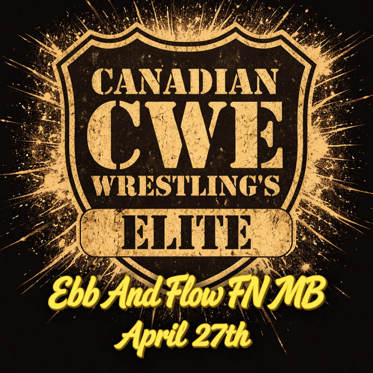 CWECanada's tweet photo. Monday, April 27th @CWECanada debuts in Ebb &amp; Flow First Nation, Manitoba!

Full details at https://t.co/mKj4CpJ459 https://t.co/1G3kjgBwX4