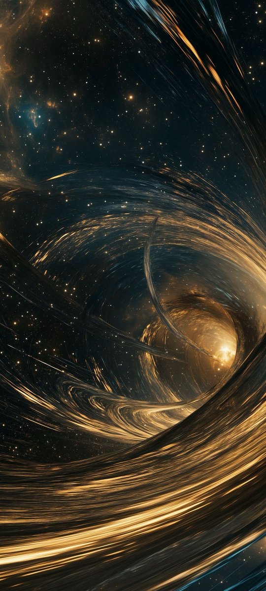 Papers_app's tweet image. Lost in the golden vortex. 🌌✨

#SpaceArt #CosmicVibes
