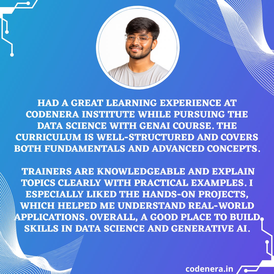 codenera_'s tweet photo. Another Success Story at Codenera!
We’re proud to share that Ramesh Pawar has been successfully placed as a Data Engineer! 💻✨ https://t.co/yCTw2xkcAw