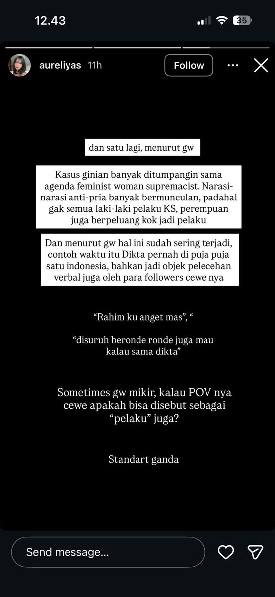pchyhwang's tweet photo. orang kaya gini followersnya puluhan ribu......... sick in the head 🤮🤢 https://t.co/q4ff0JZmEF