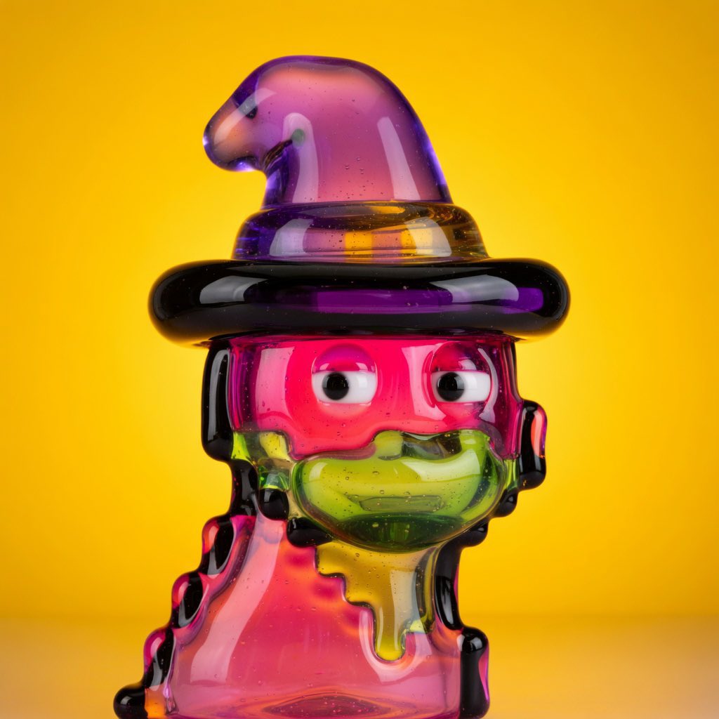 DJAlevy8's tweet photo. Wizard Wednesday just got glassy 🧙♂️🧪
This dripping wizard pup with the purple hat is pure potion chaos …
melting vibes and neon magic all in one.
Feeling the melt?
Drop your wildest spell or creation below 👇
🖼️ by @Boxmeta 🔥
#WizardWednesday #iNFiN8 https://t.co/IalUMmW749