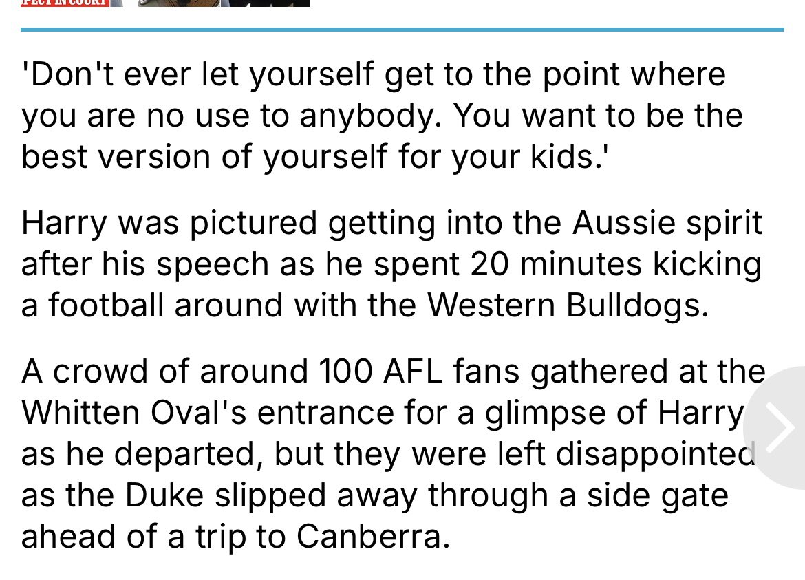 unreMARKLEble's tweet image. Harry shows up, rants about things he’s not qualified to speak on, throws Archie under the bus, and ignores the massive crowd of around 100 that showed up to see him. Whew-100 whole people. That’s gotta smart. #HarryandMeghan #HarryandMeghanHatedinAus #HarryandMeghanAustralia